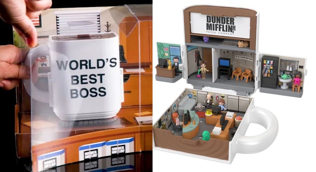 Playset inspirado em The Office tem caneca ‘Melhor Chefe do Mundo’