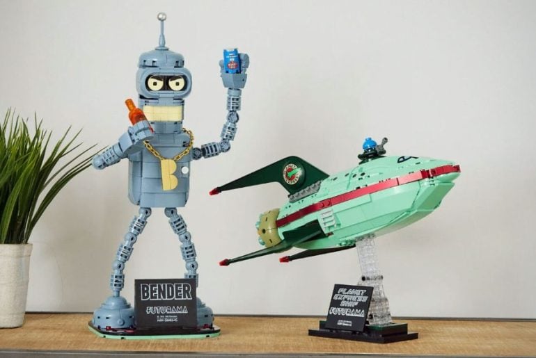 Futurama ganha versão em blocos de montar com a linha Brickcraft