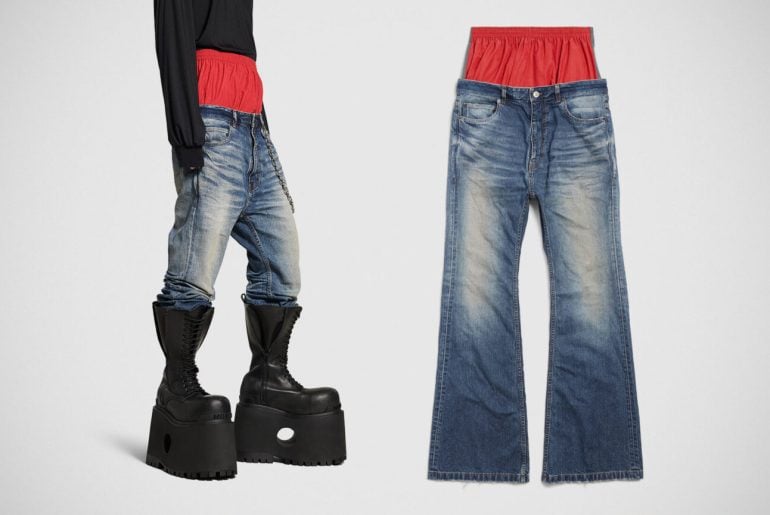 Balenciaga reinventa o estilo ‘sagging’ - agora você não precisa mais arrastar o jeans