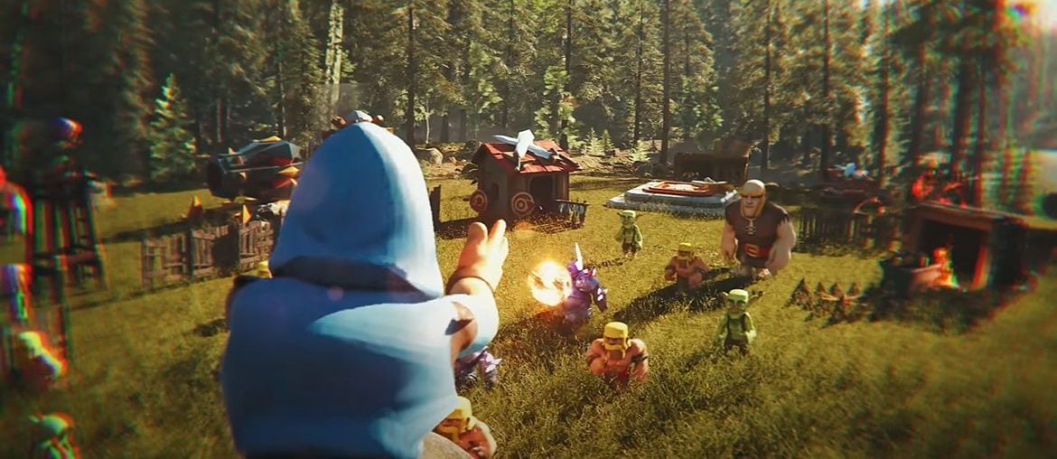 Clash of Clans em Unreal Engine 5 vira um RPG de mundo aberto em novo conceito
