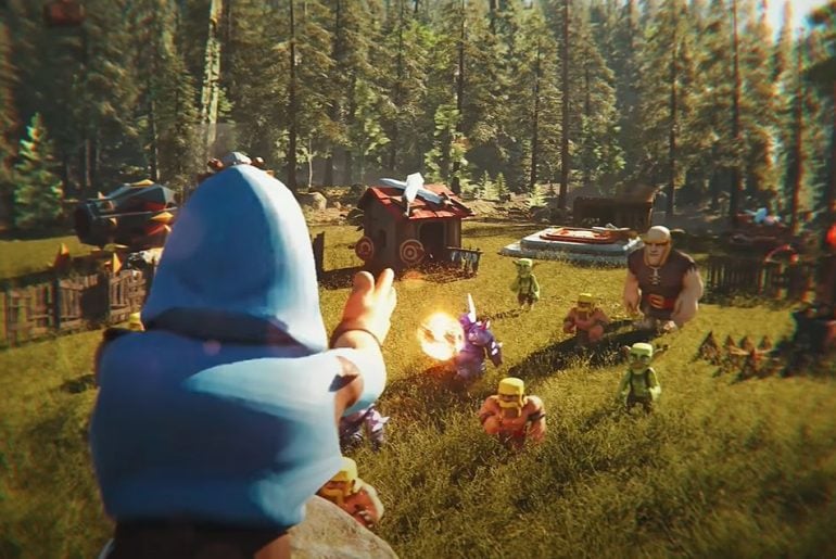 Clash of Clans em Unreal Engine 5 vira um RPG de mundo aberto em novo conceito