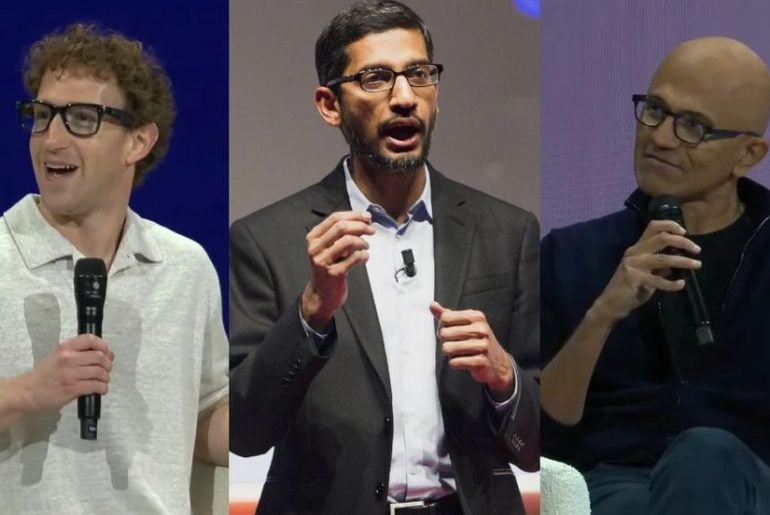 CEOs da Microsoft e Google revelam: IA já escreve 30% do código deles – e porcentagem só cresce