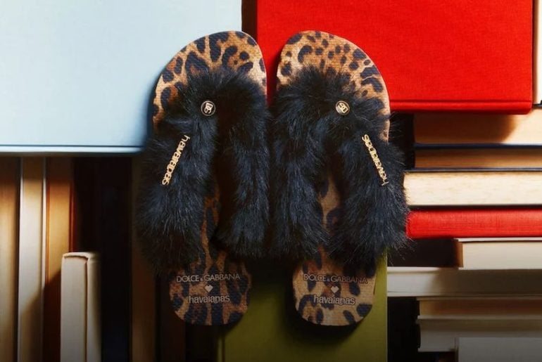 Dolce & Gabbana e Havaianas lançam coleção final de chinelos luxuosos para o verão