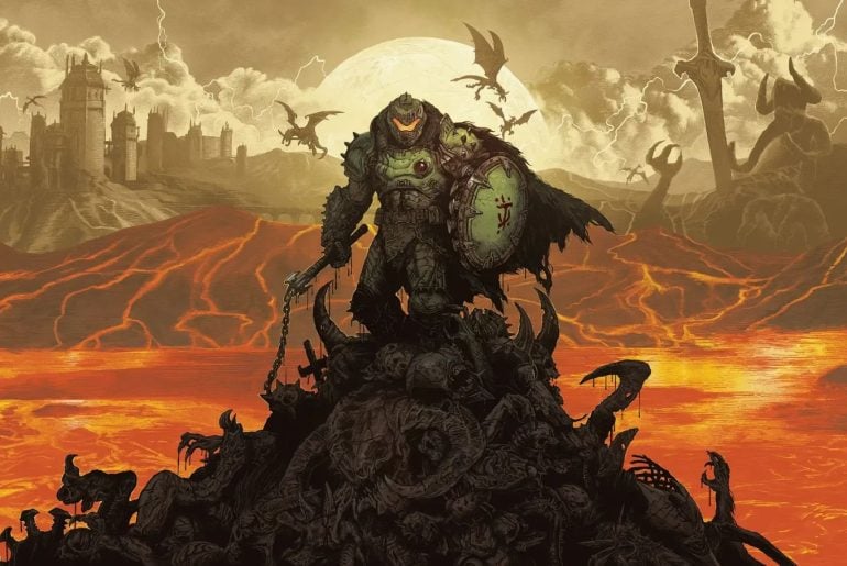 Doom: The Dark Ages oferece experiência atmosférica e frenética com batalhas intensas