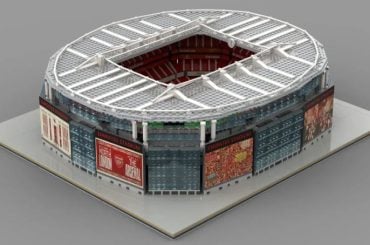 Réplica do Estádio Emirates em LEGO com 4.983 peças é o sonho de todo torcedor do Arsenal