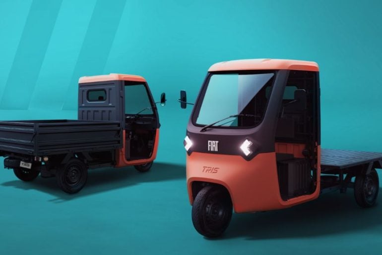 Fiat TRIS EV: o triciclo elétrico que quer ser o novo aliado das entregas urbanas