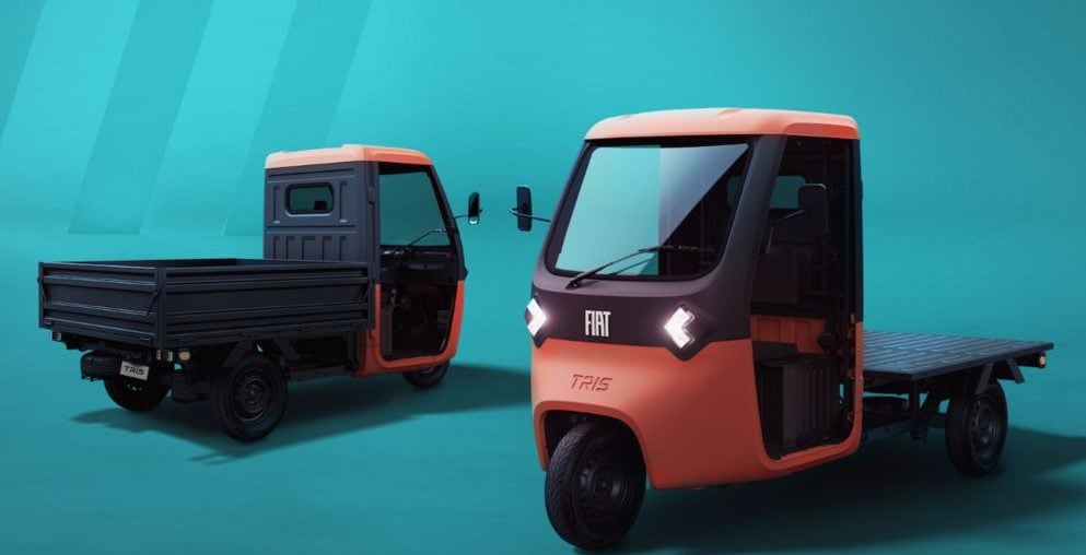 Fiat TRIS EV: o triciclo elétrico que quer ser o novo aliado das entregas urbanas