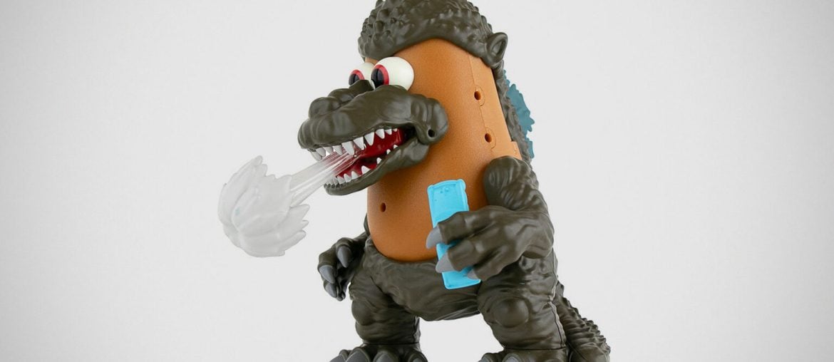 De Rei dos Monstros a Rei das Batatas: Godzilla vira brinquedo de Mr. Potato Head