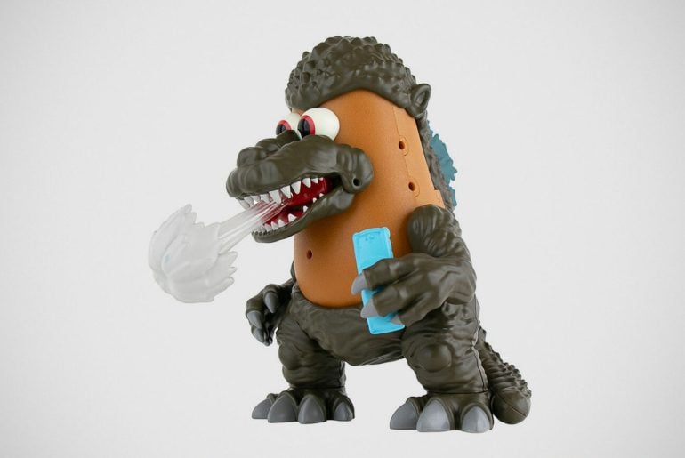 De Rei dos Monstros a Rei das Batatas: Godzilla vira brinquedo de Mr. Potato Head