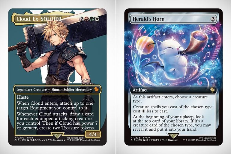 Magic: The Gathering e Final Fantasy se unem em coleção épica; veja as cartas no trailer oficial