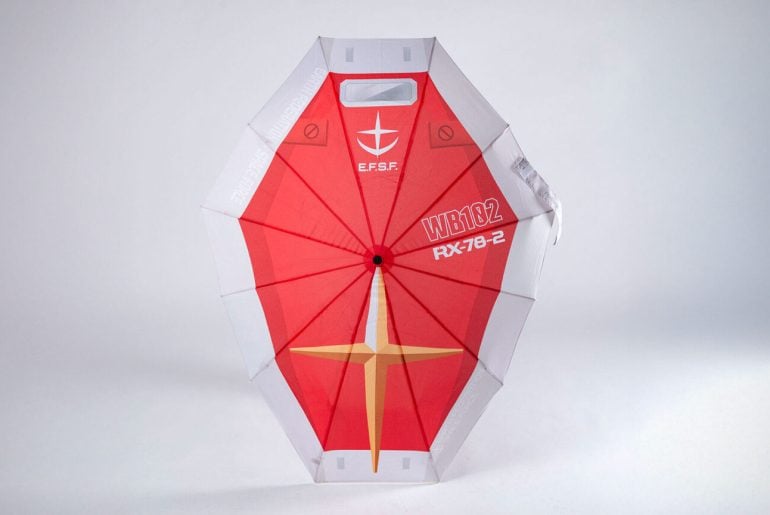 Escudos de Mobile Suit Gundam viram guarda-chuvas incríveis (e estilosos)