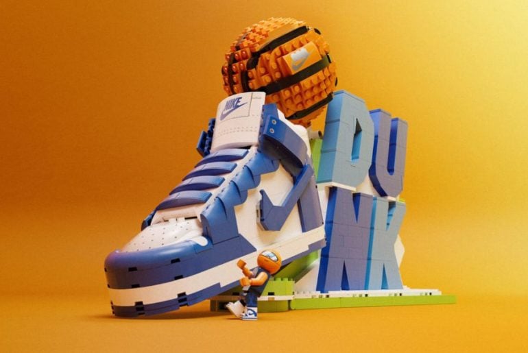 LEGO e Nike anunciam parceria com tênis de verdade e set colecionável de montar