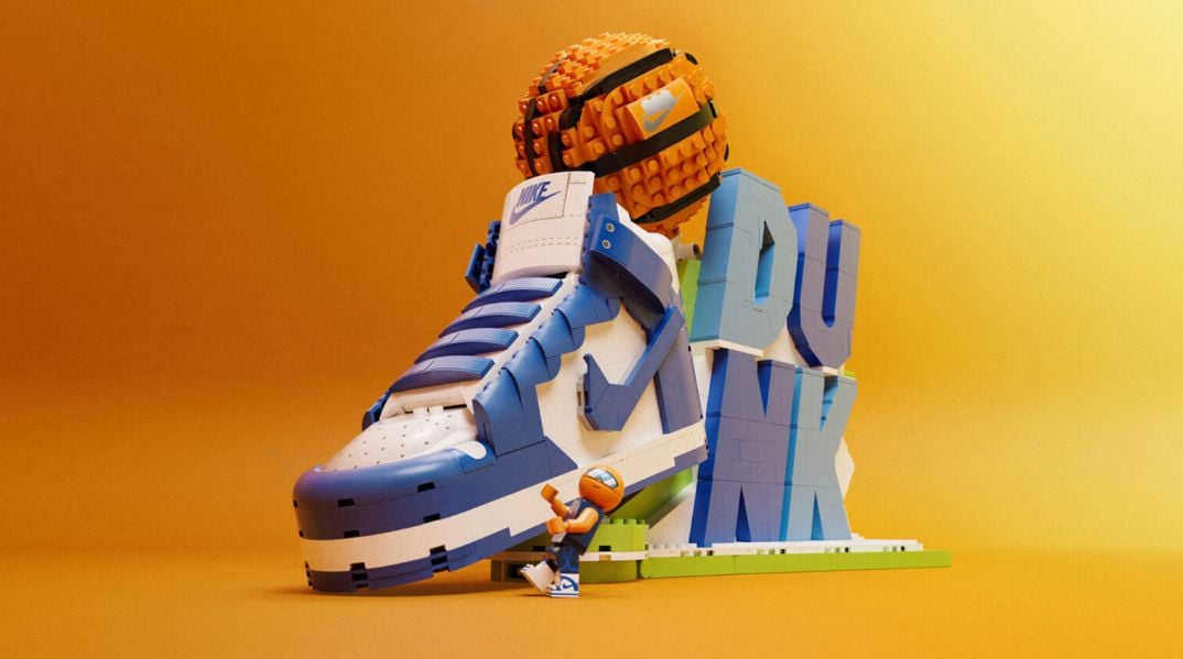 LEGO e Nike anunciam parceria com tênis de verdade e set colecionável de montar