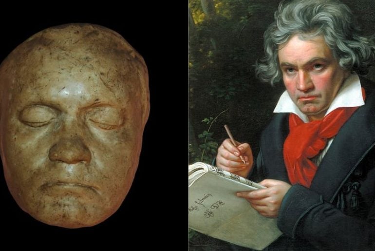 Rosto real de Beethoven é recriado em 3D quase 200 anos após sua morte