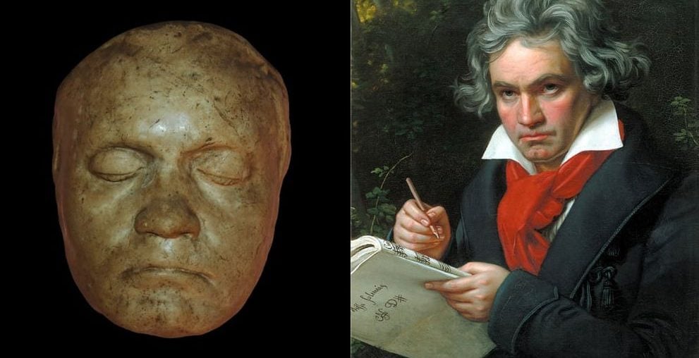 Rosto real de Beethoven é recriado em 3D quase 200 anos após sua morte