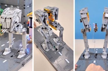 Fã recria cena épica de Star Wars: The Force Unleashed com LEGO em incrível display cinético