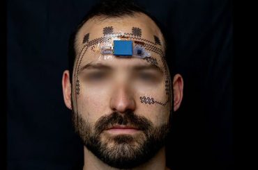 Tatuagem temporária na testa monitora atividade cerebral e níveis de estresse
