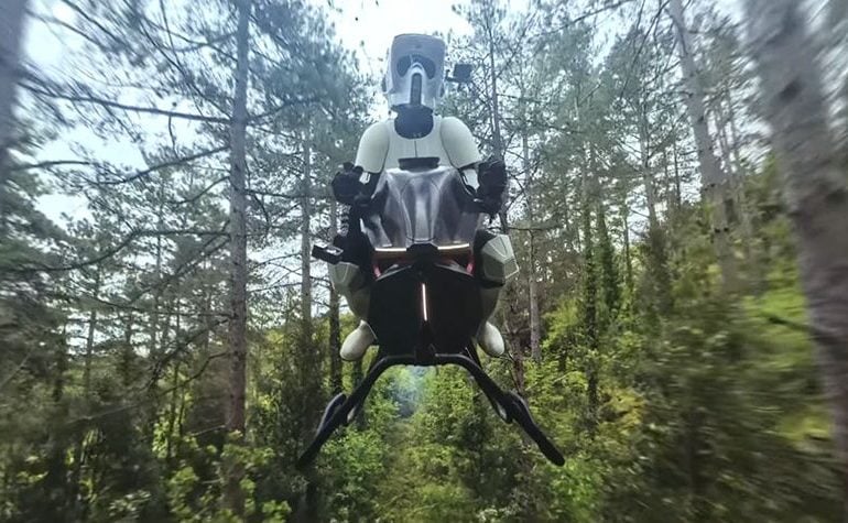 Volonaut Airbike: Moto voadora inspirada em Star Wars chega a 200 km/h