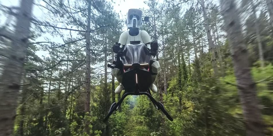 Volonaut Airbike: Moto voadora inspirada em Star Wars chega a 200 km/h