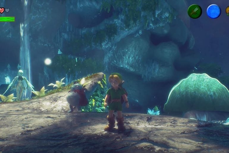 Agora você pode baixar uma demo jogável de Zora's Domain do remake de Zelda: Ocarina of Time na Unreal Engine 5