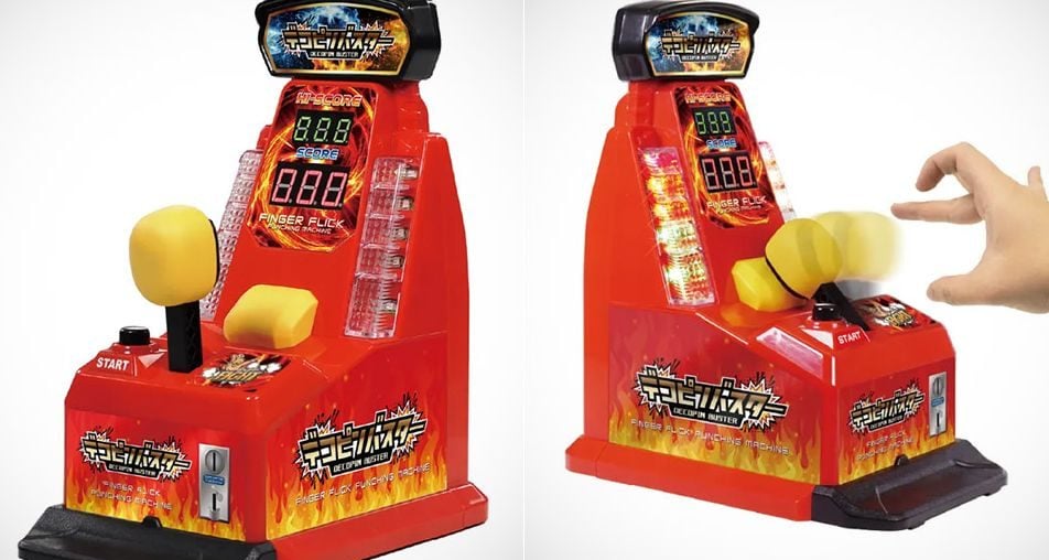 Decopin Buster: o Mini Arcade japonês que testa sua força... nos dedos