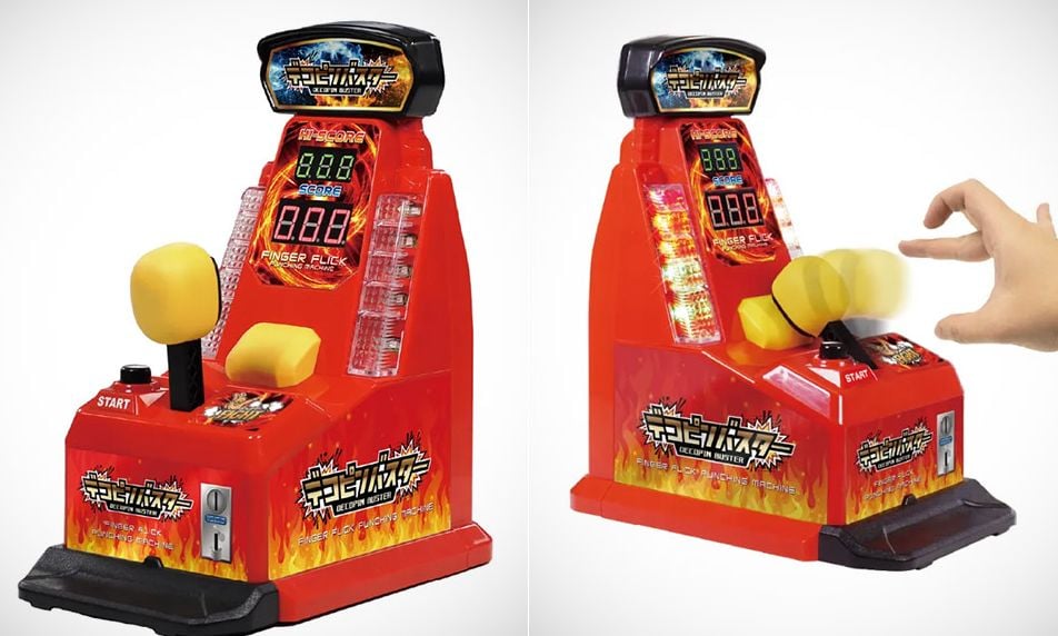 Decopin Buster: o Mini Arcade japonês que testa sua força... nos dedos