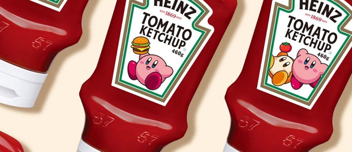 Nintendo se junta à Heinz para lançar ketchup do Kirby e chaveiros colecionáveis no Japão