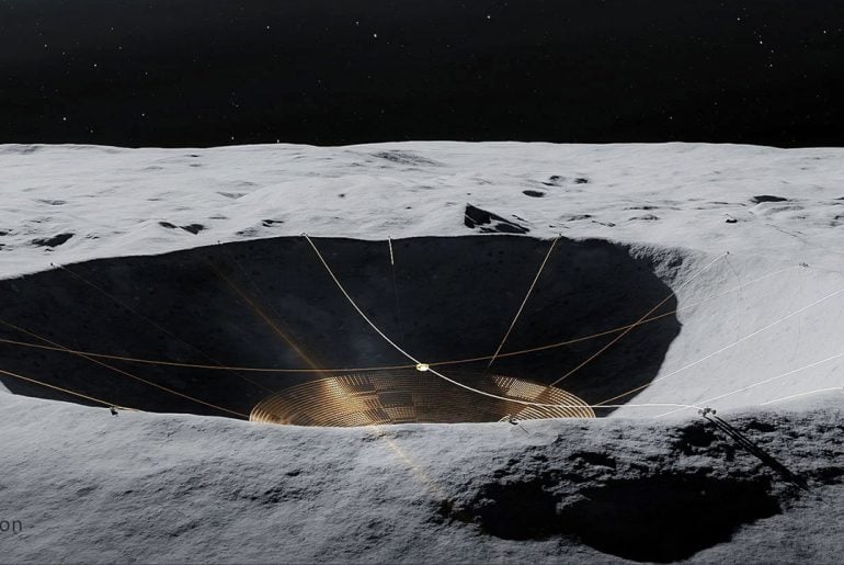NASA quer construir radiotelescópio gigante no lado oculto da Lua para ouvir os segredos mais antigos do universo