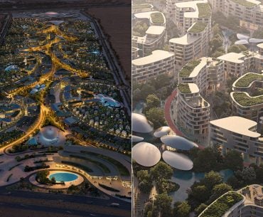 Projeto mostra como pode ser um oásis futurista no meio do deserto