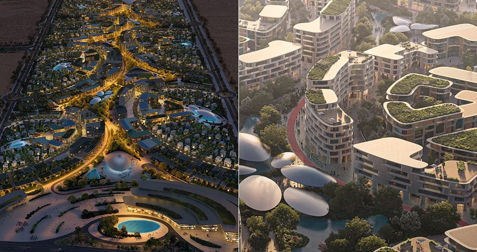 Projeto mostra como pode ser um oásis futurista no meio do deserto