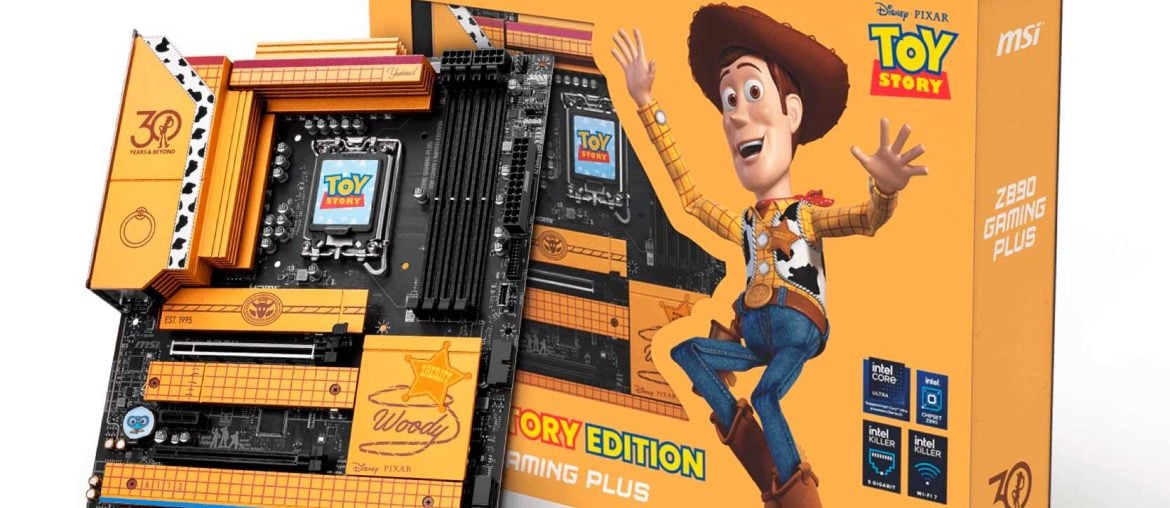 Edição limitada de PC da Disney Pixar com a MSI parece ter saído direto de Toy Story