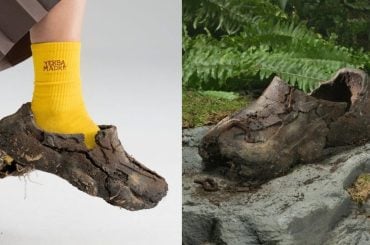 Marca de bebidas lança sapatos feitos de terra que se desfazem enquanto você caminha
