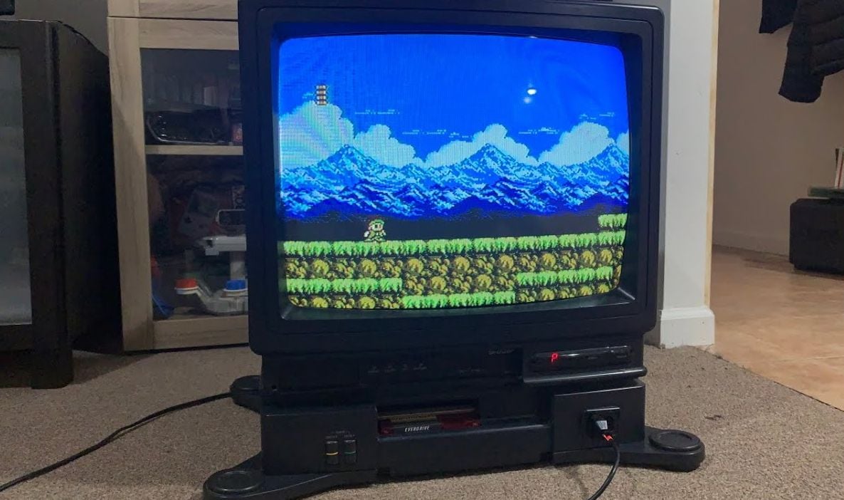 Um olhar sobre a Sharp Nintendo TV de 1989, a televisão com um NES embutido