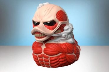 Patinho bizarro: Titã Colossal de Attack on Titan ganha versão emborrachada