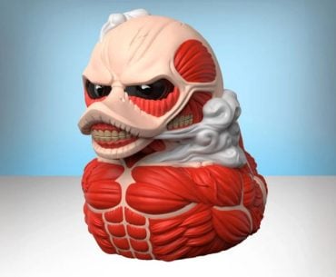 Patinho bizarro: Titã Colossal de Attack on Titan ganha versão emborrachada
