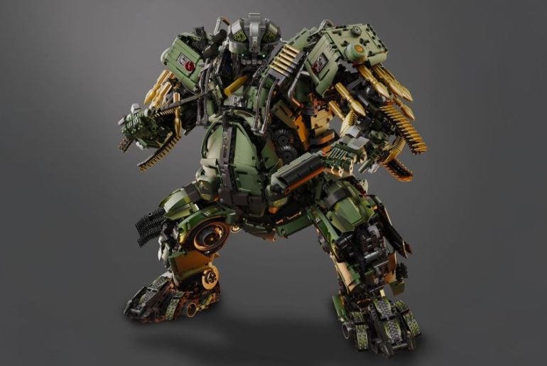 Transformers Hound ganha versão de blocos de montar, com barba e tudo