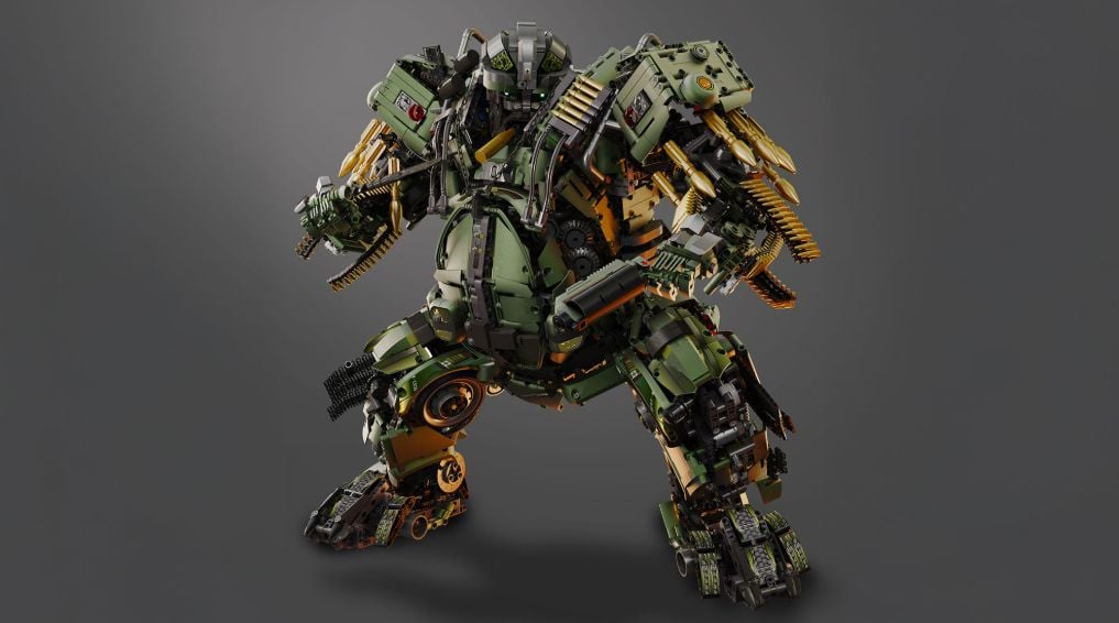 Transformers Hound ganha versão de blocos de montar, com barba e tudo