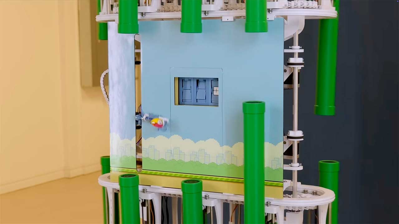 Gamer cria versão física e jogável de Flappy Bird na vida real