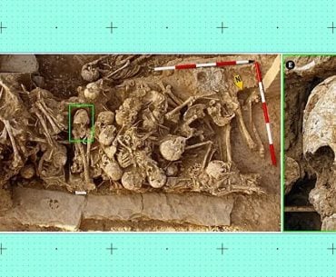 Cientistas se intrigam com crânio em formato de cone encontrado em antigo cemitério no Irã