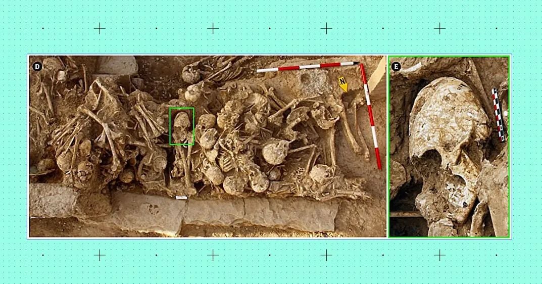 Cientistas se intrigam com crânio em formato de cone encontrado em antigo cemitério no Irã