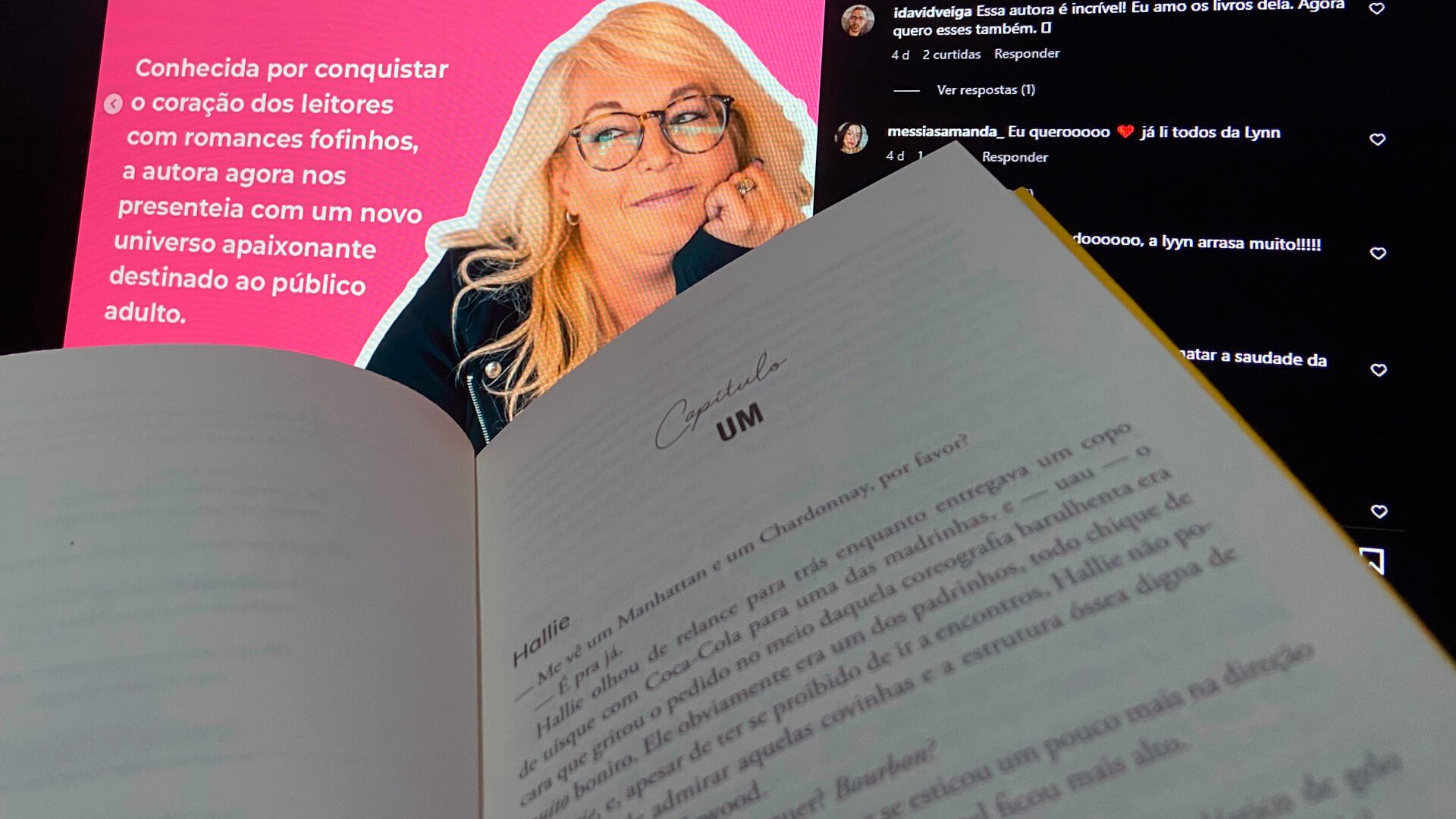 Lançamento de Sorte no Amor com Lynn Painter na Bienal do Livro Rio 2025