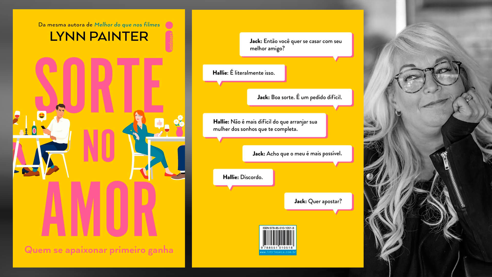 Lançamento de Sorte no Amor com Lynn Painter na Bienal do Livro Rio 2025