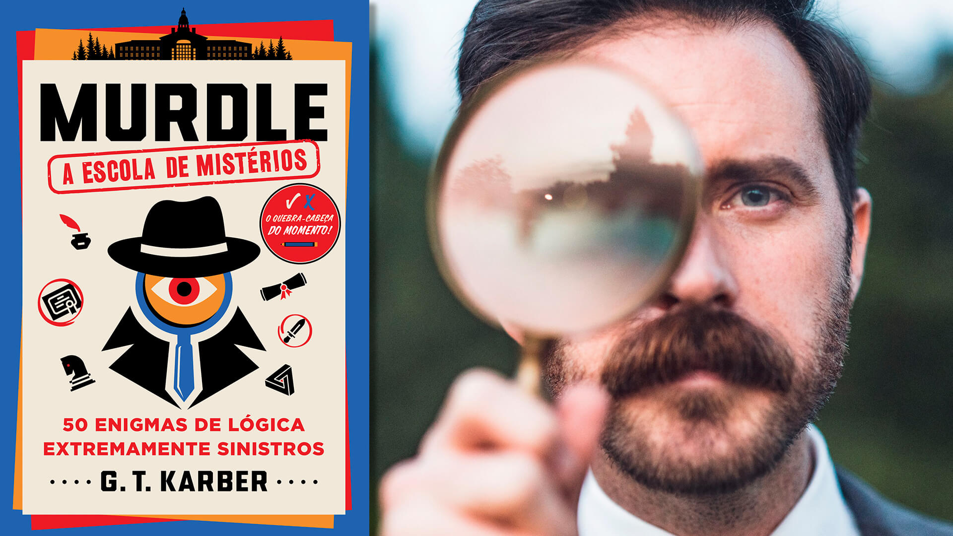 Murdle: A Escola de Mistérios chega ao Brasil com presença confirmada de G. T. Karber na Bienal do Livro do Rio