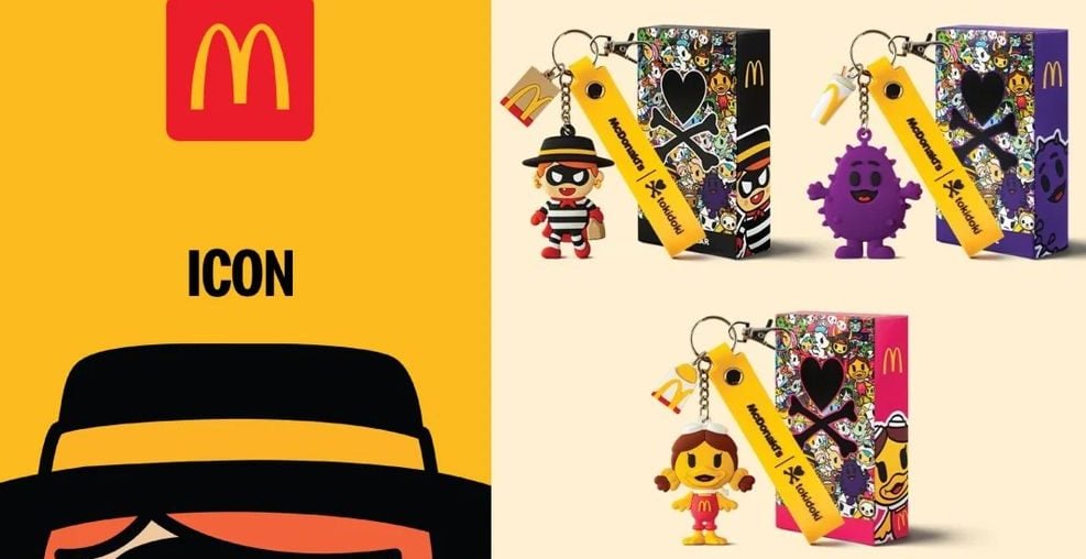 McDonald’s se une à tokidoki em colaboração pop art com pingentes colecionáveis