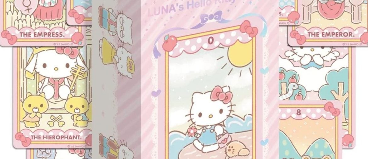 Sanrio lança baralho de tarô da Hello Kitty em edição cheia de fofura