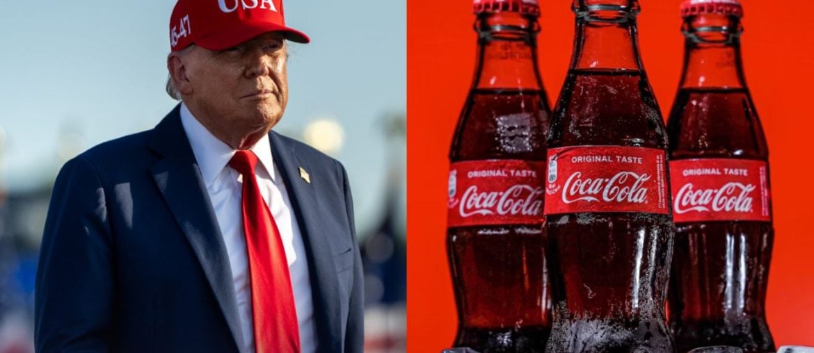 Donald Trump afirma que Coca-Cola vai trocar xarope de milho por açúcar de cana nos refrigerantes dos EUA