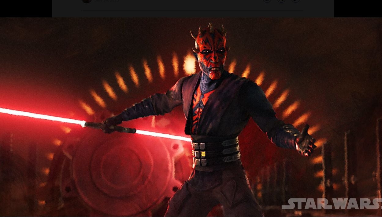 Primeira imagem revela Darth Maul em nova série animada Star Wars: Maul – Shadow Lord