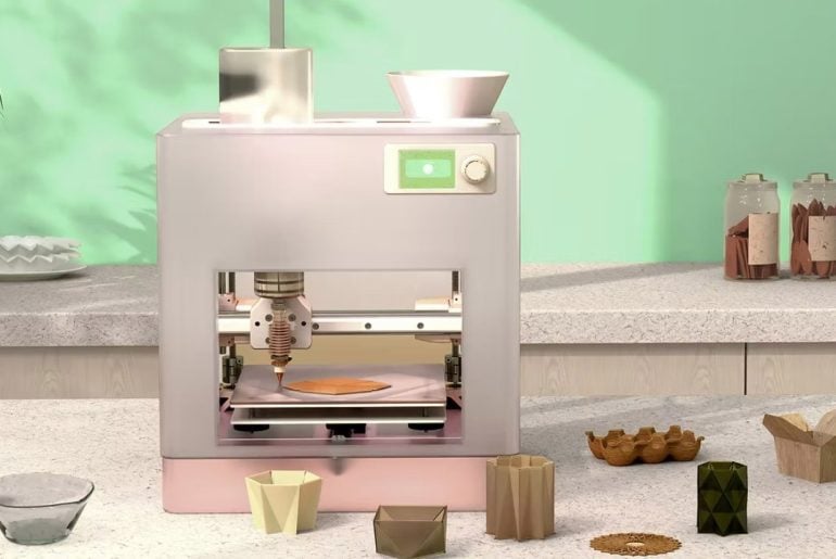 Impressora FOODres AI transforma restos de comida e lixo orgânico em objetos úteis