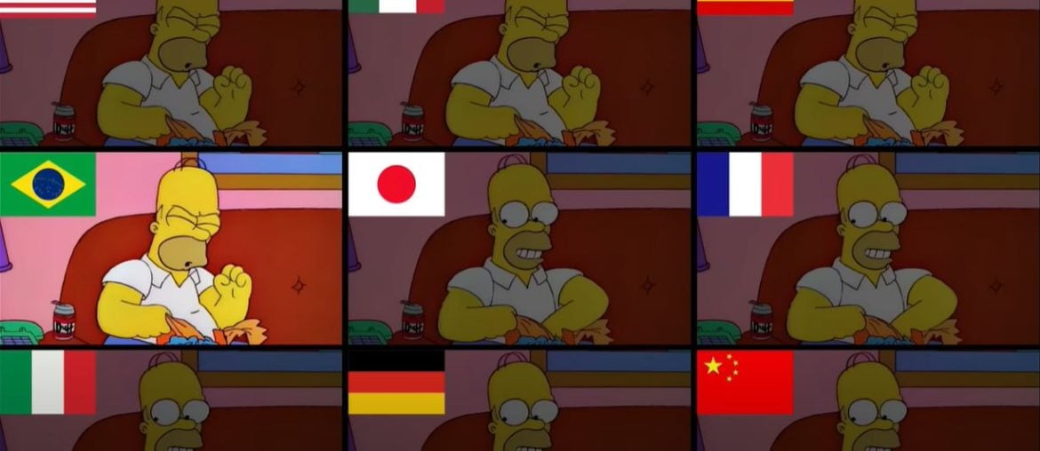 Frases clássicas de Os Simpsons em 9 idiomas diferentes