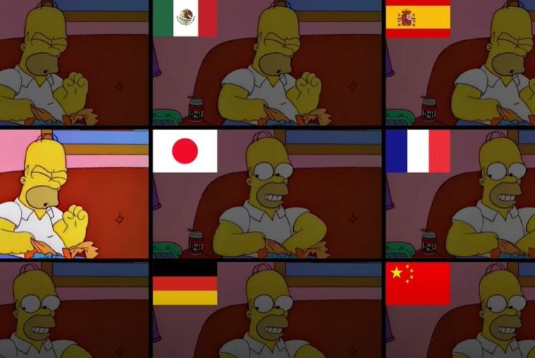 Frases clássicas de Os Simpsons em 9 idiomas diferentes